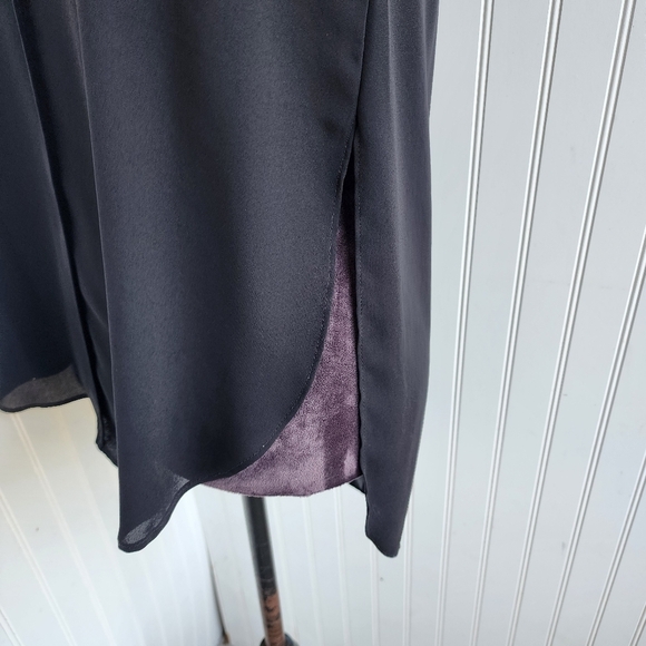 Express Women's Split Sides Sheer Sleeveless Top Blouse XS - Picture 4 of 11